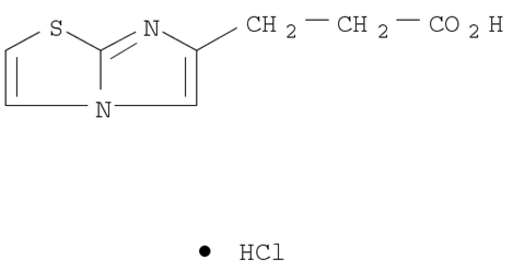 Imidazo[2,1-b]thiazole-6-propanoic acid, hydrochloride (1:1)(1187830-53-0)